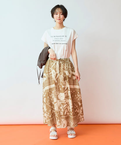 【FONT LAB】テープデザインロゴTシャツ