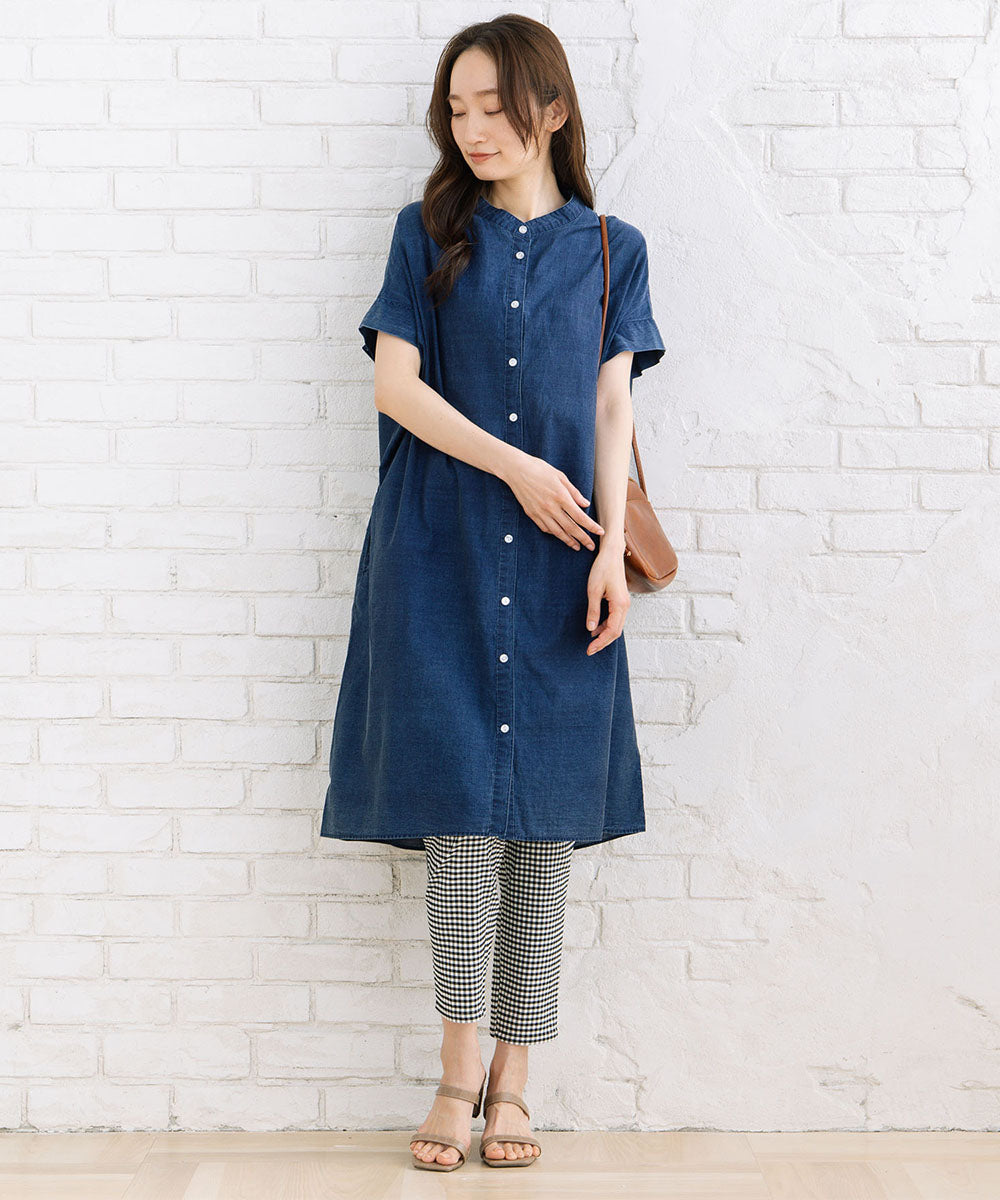 30-9679　FONTLAB スーパーライトデニムチュニック