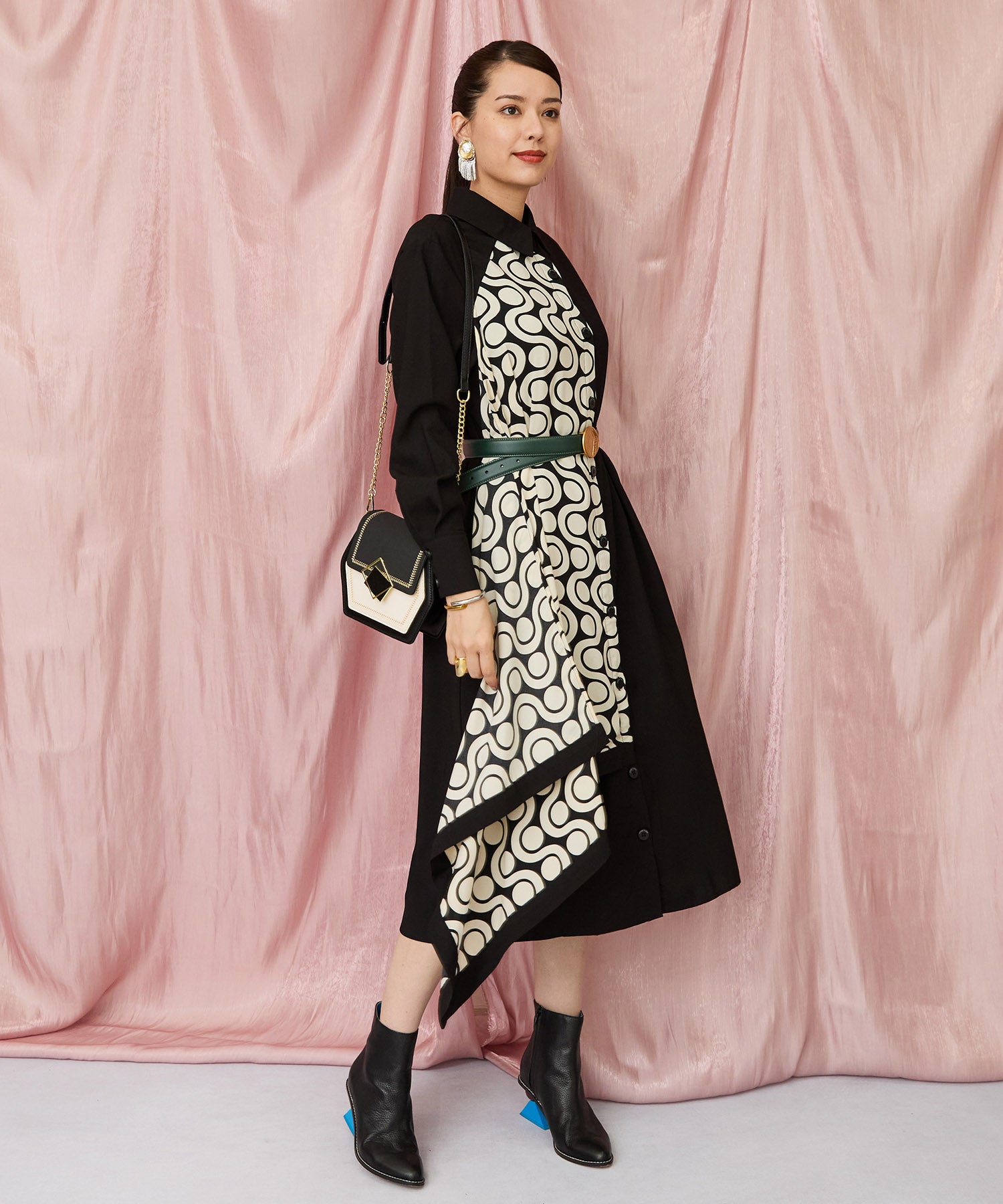 【SKATIE】ゴールドバックルベルト