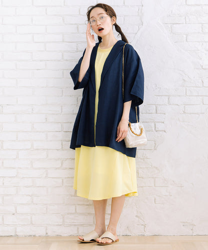 20-5464　[Rogique]リネンハーフスリーブジャケット【先行予約】