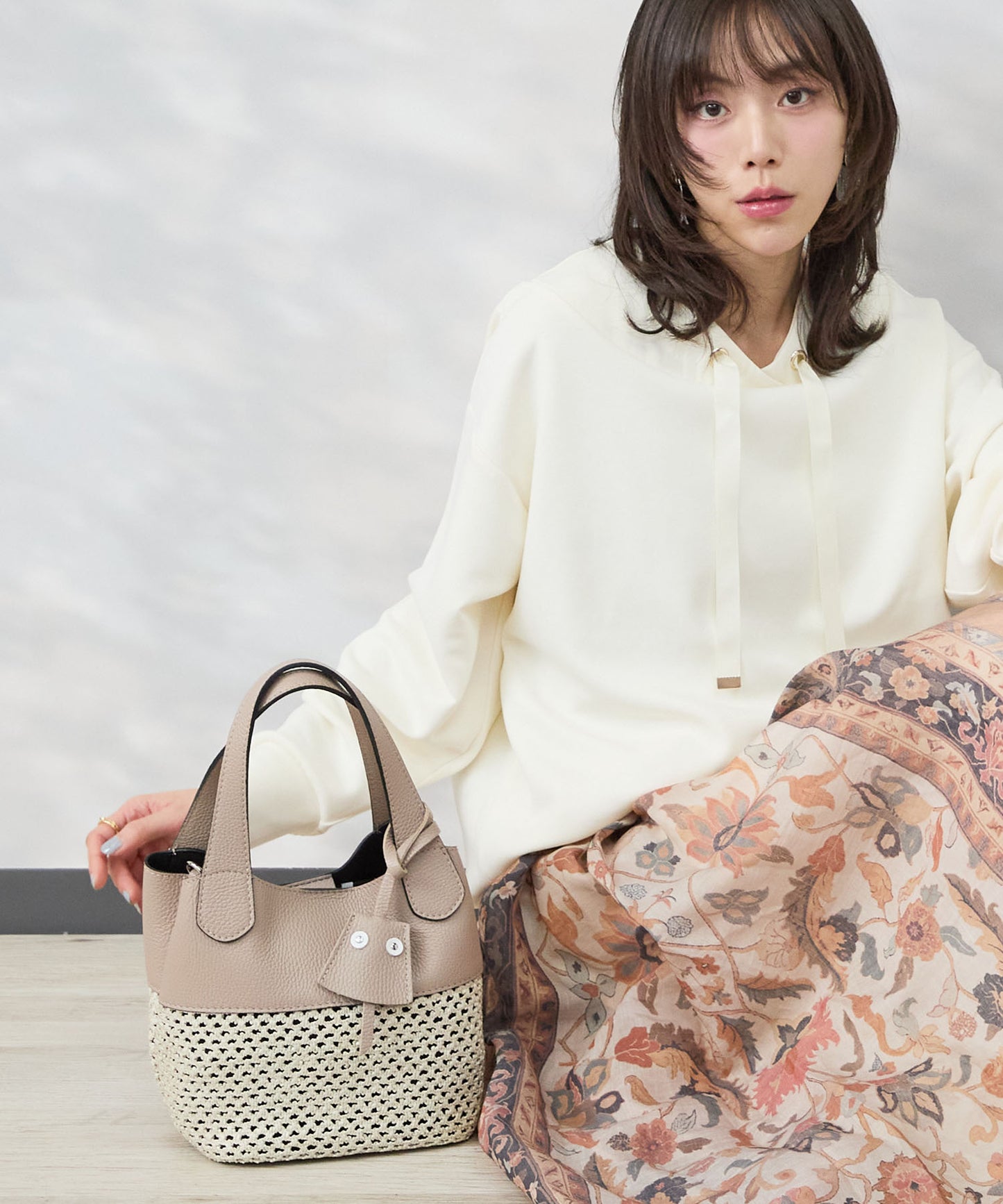 【RIPANI】レザーキーBAGチャーム