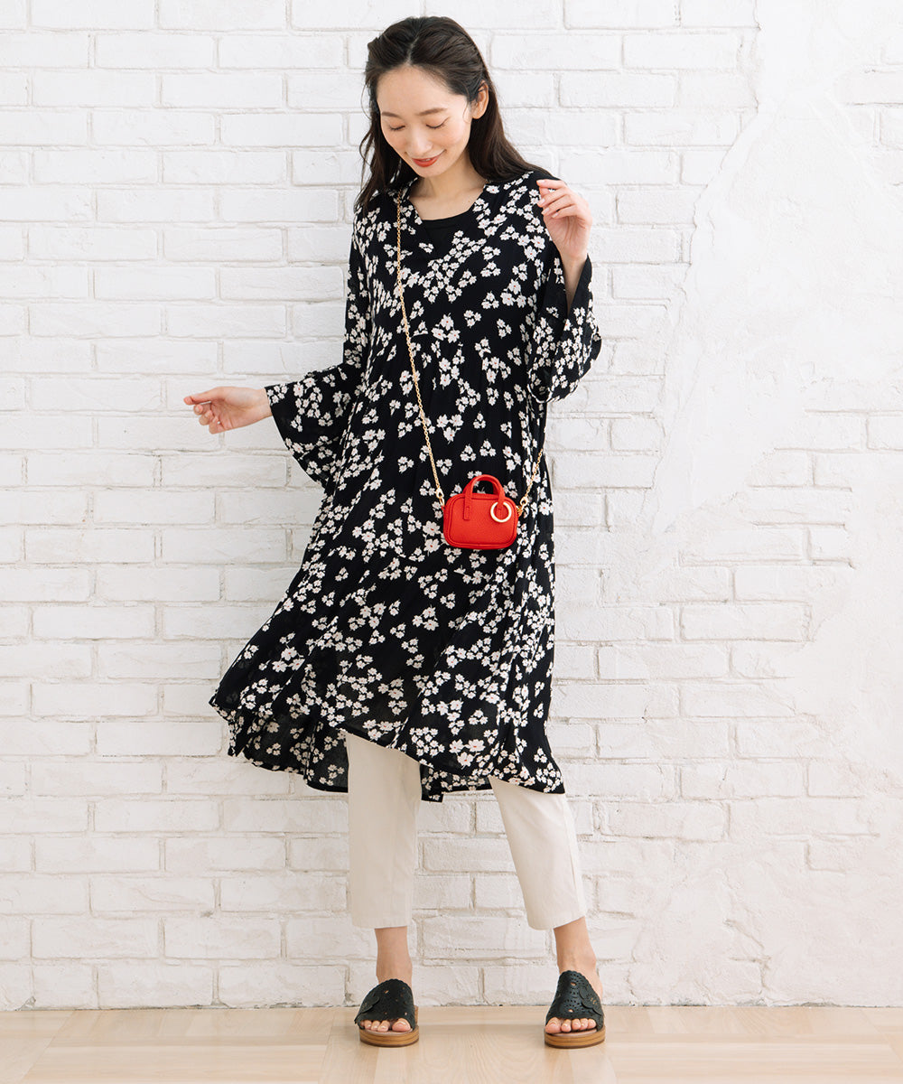 KAFFE リトルフラワープリントワンピース