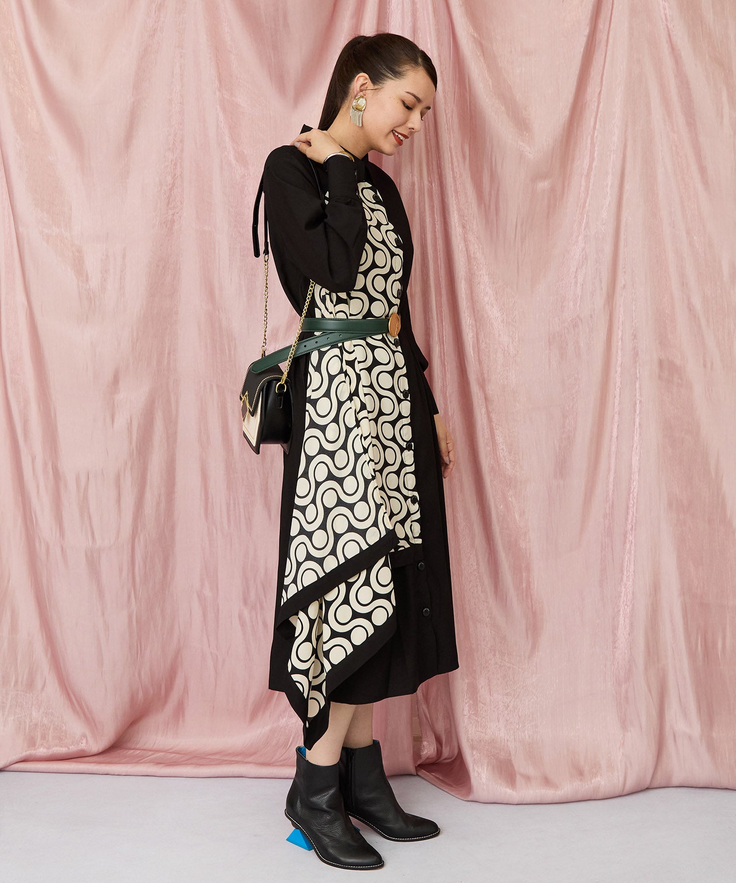 【SKATIE】ゴールドバックルベルト