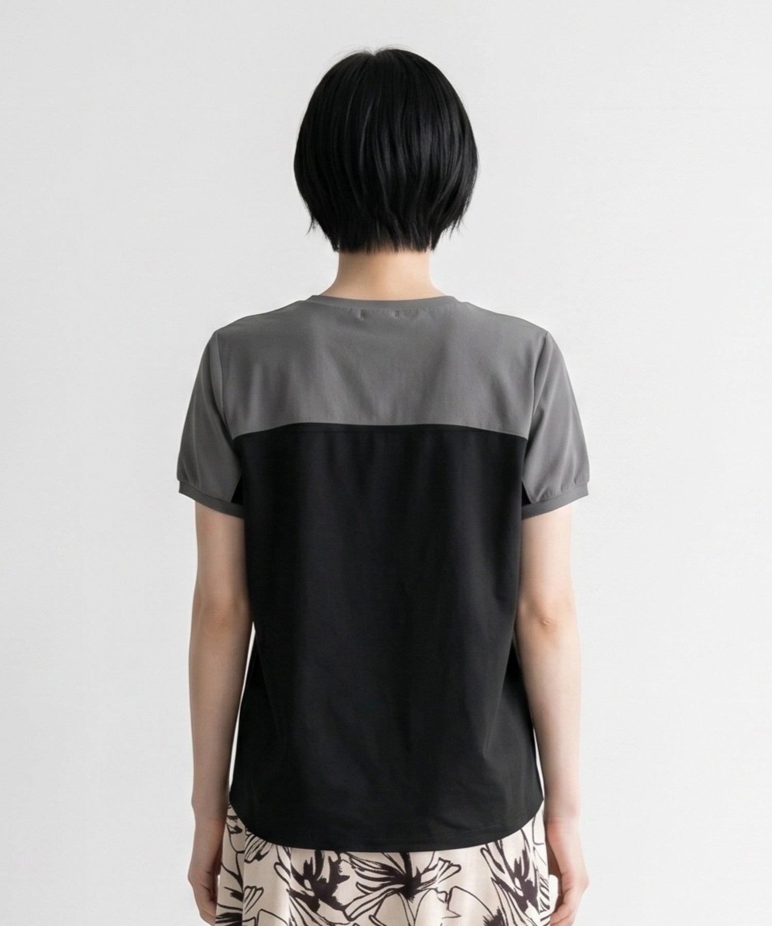 【FONT LAB】バイカラーデザインTシャツ