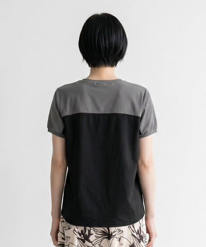 【FONT LAB】バイカラーデザインTシャツ