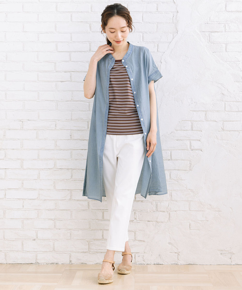 30-9679　FONTLAB スーパーライトデニムチュニック