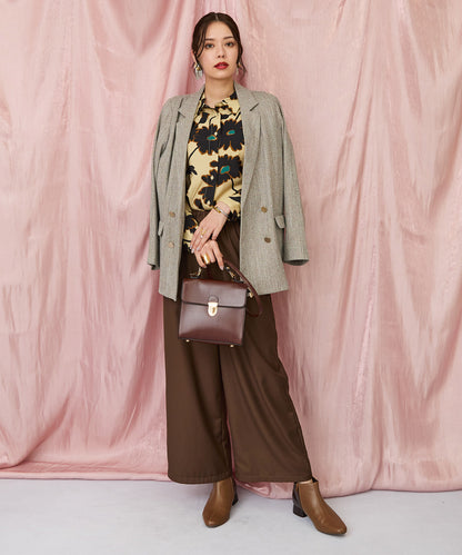 01-5918【WILD PONY】ビッグフラワープリントシャツ