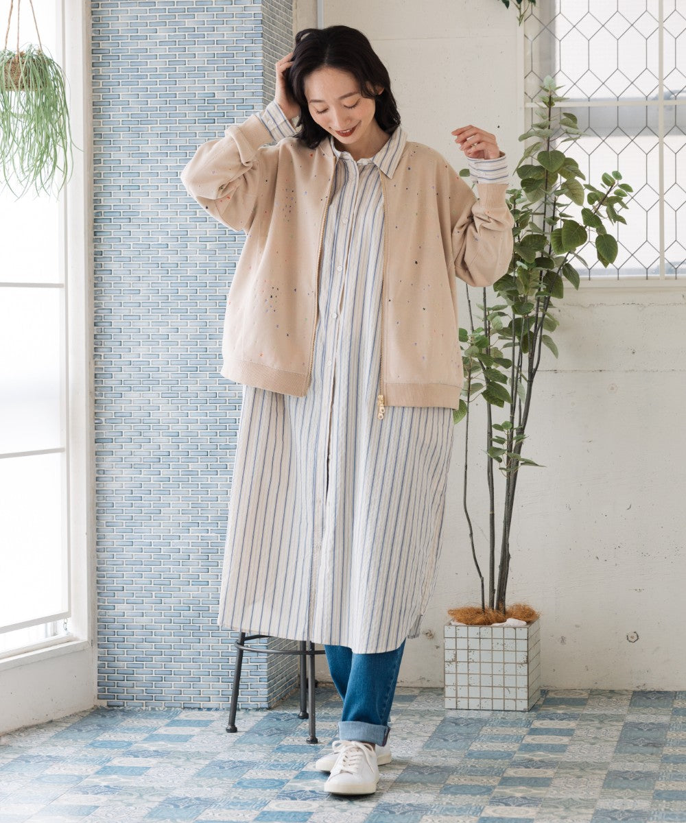 London Denim [Rogique]レインボーステッチエアレットデニム