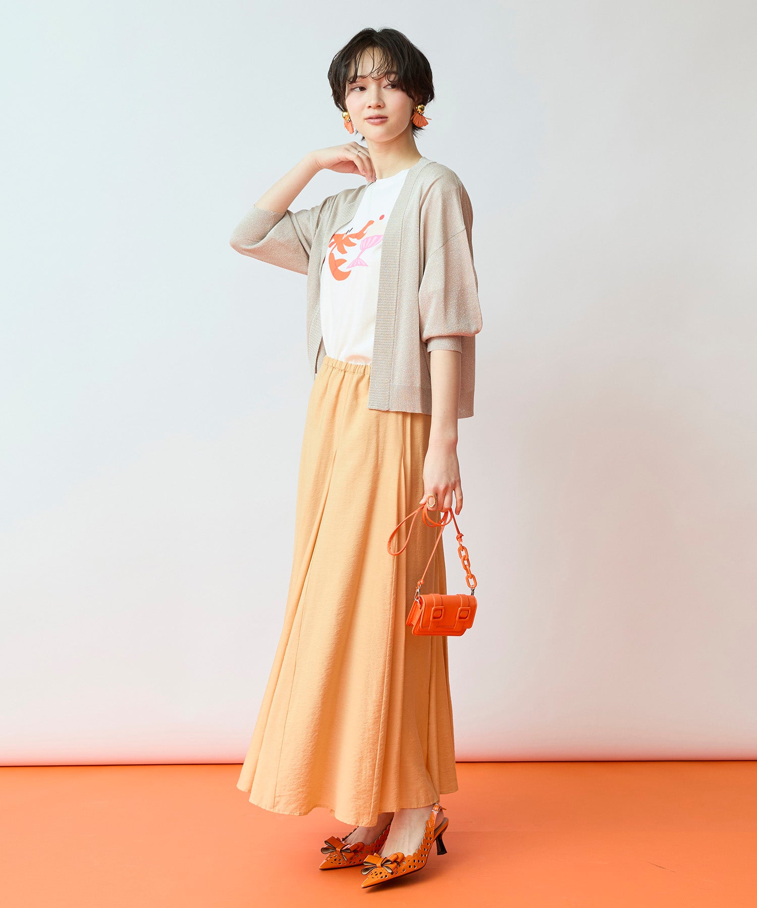 【JETSET SOLO PLUS】多機能ラメブレンドボレロ