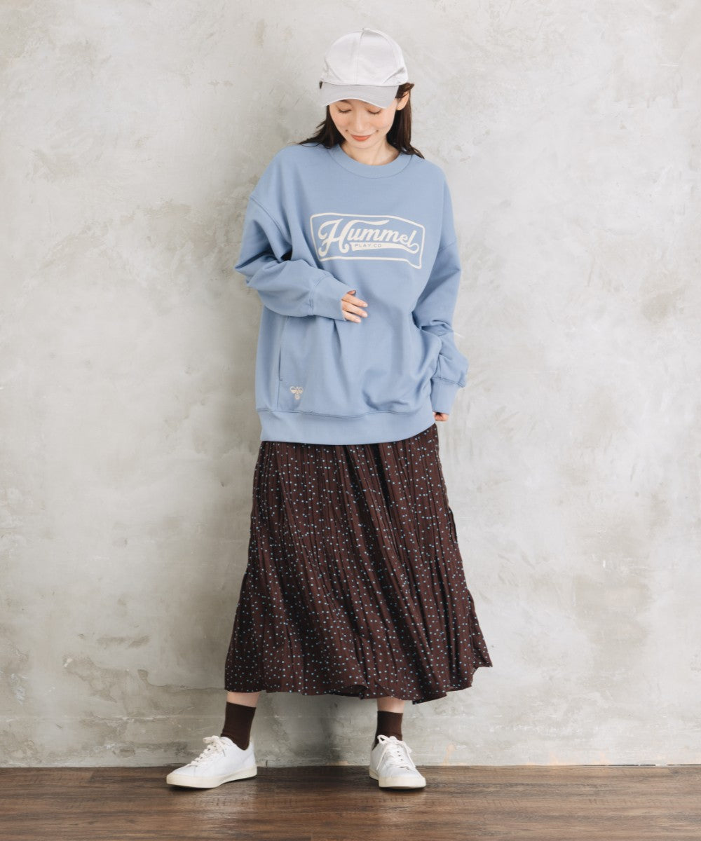 【Web限定】 hummel 【吸汗速乾】【UVカット】ロゴスウェットプルオーバー