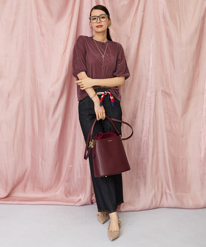 12-5900【FONT LAB】フリンジワイドデニム’25