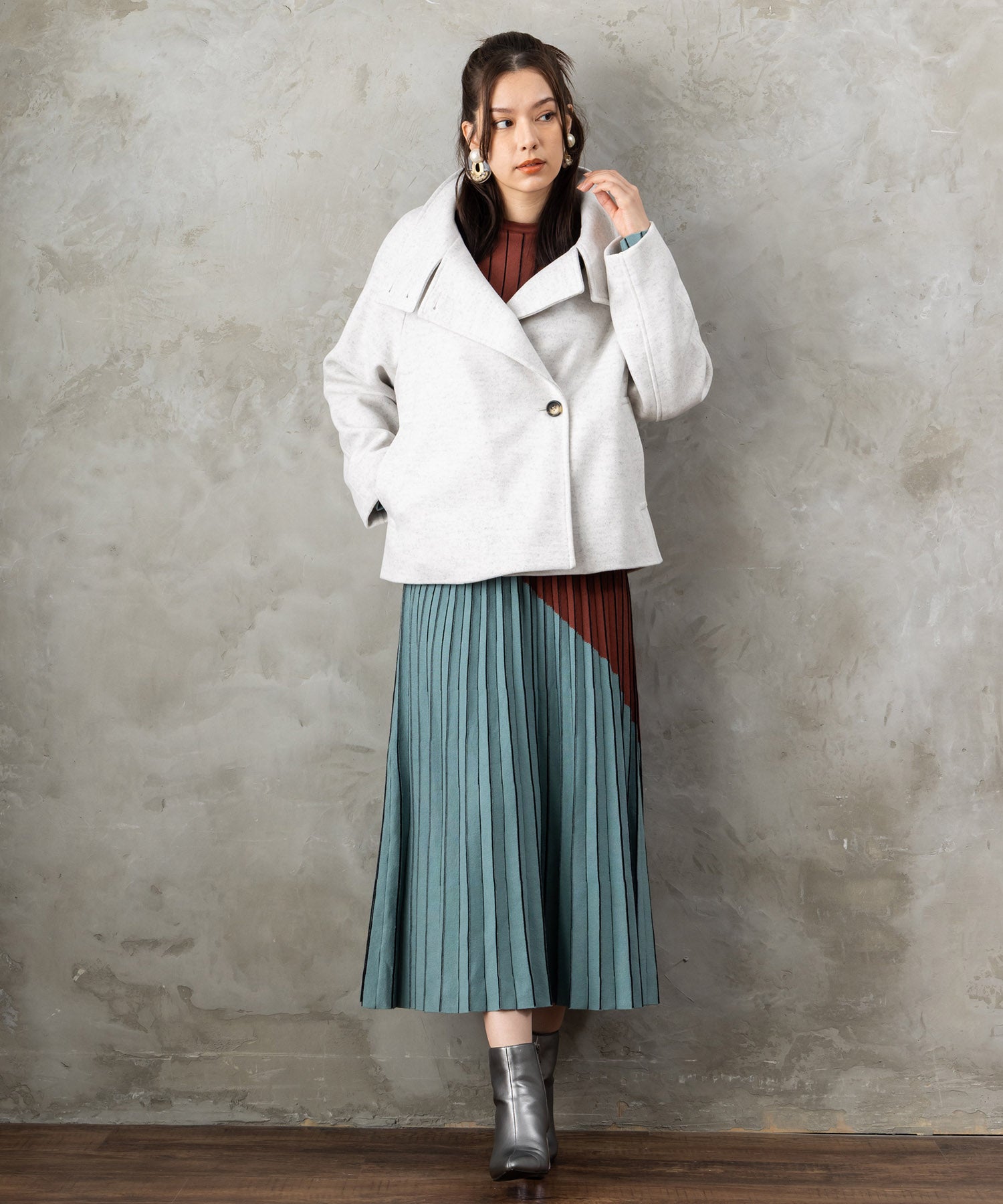 【JETSET SOLO PLUS】ライトジャージーメルトンコート