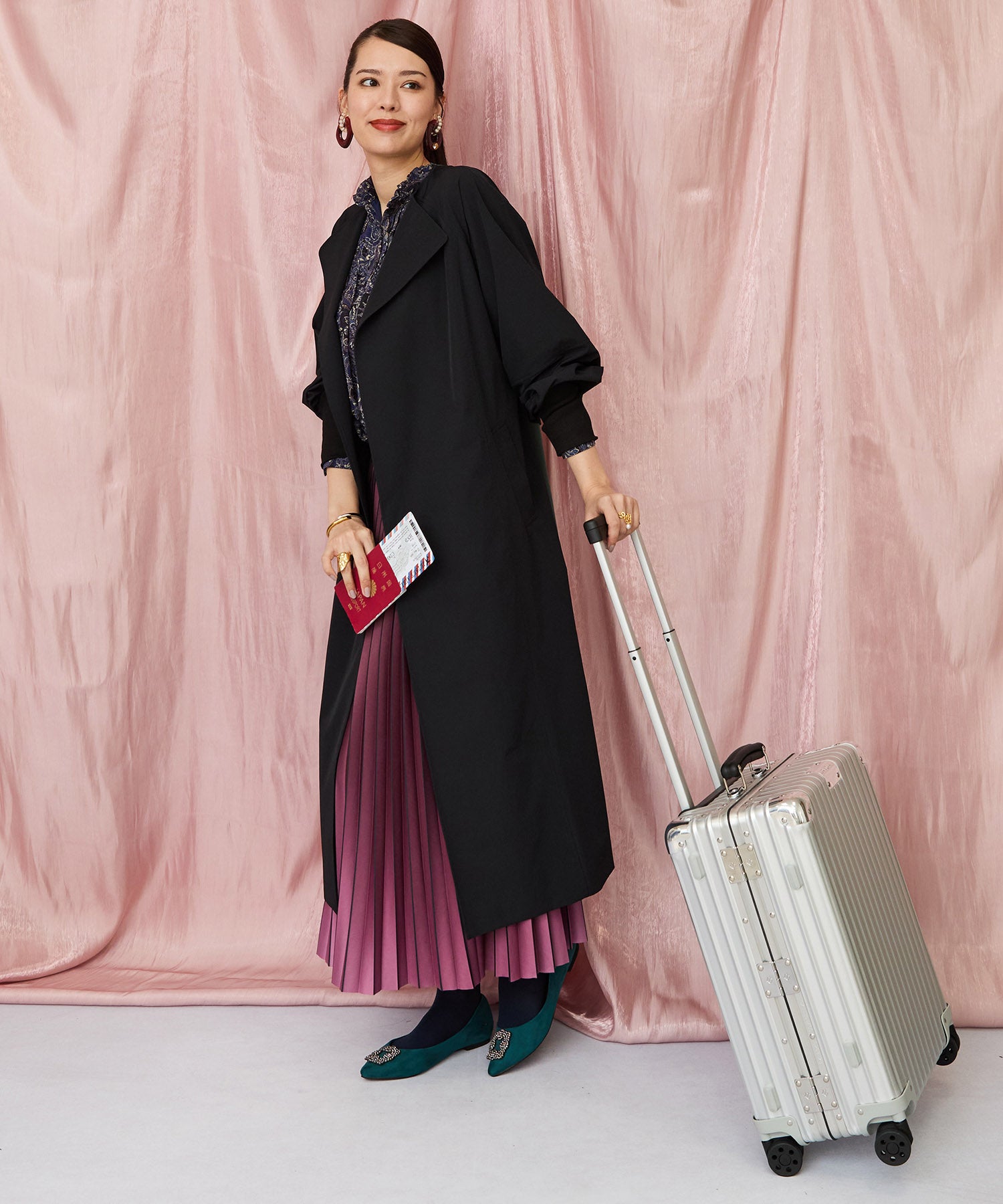 01-5917【ARTLOVE】ペイズリーピンタックブラウス