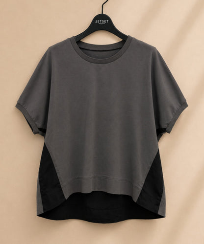【FONT LAB】バイカラーデザインTシャツ