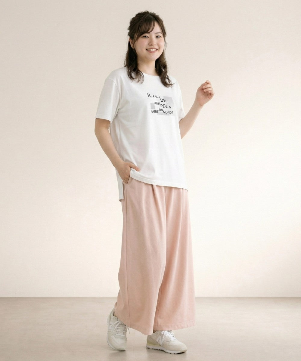 【sabstreet bis】【web限定】 箔×ロゴプリントTシャツ