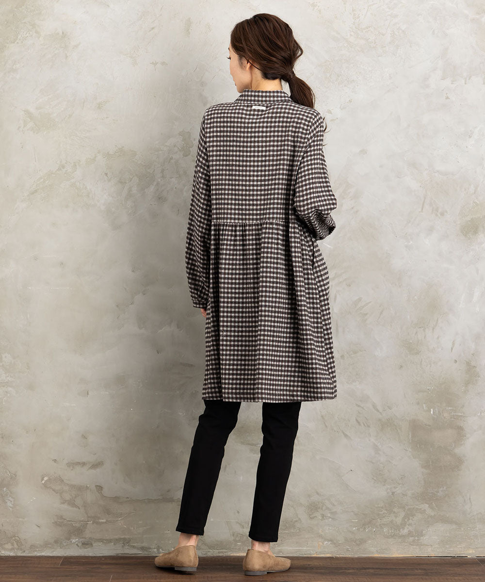Humility ギンガムチェックチュニックワンピース