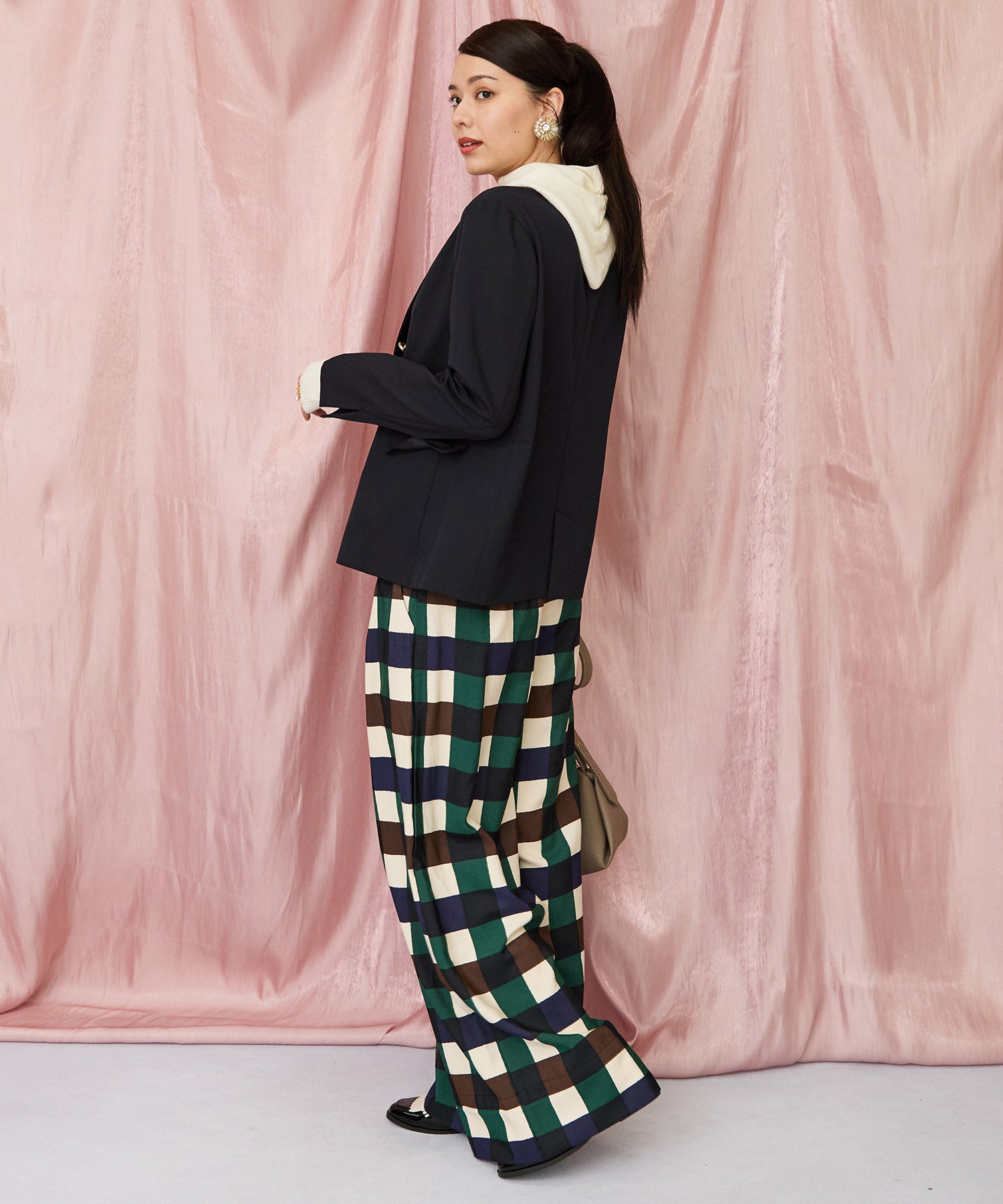 20-1183【JETSET SOLO PLUS】サイロストレッチツイルWブレストジャケット