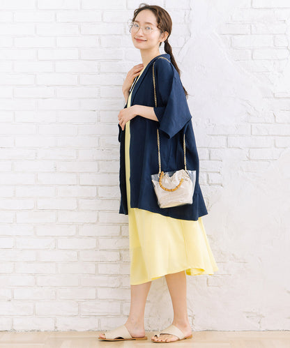 20-5464　[Rogique]リネンハーフスリーブジャケット【先行予約】