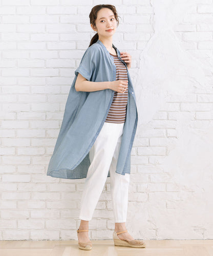 30-9679　FONTLAB スーパーライトデニムチュニック