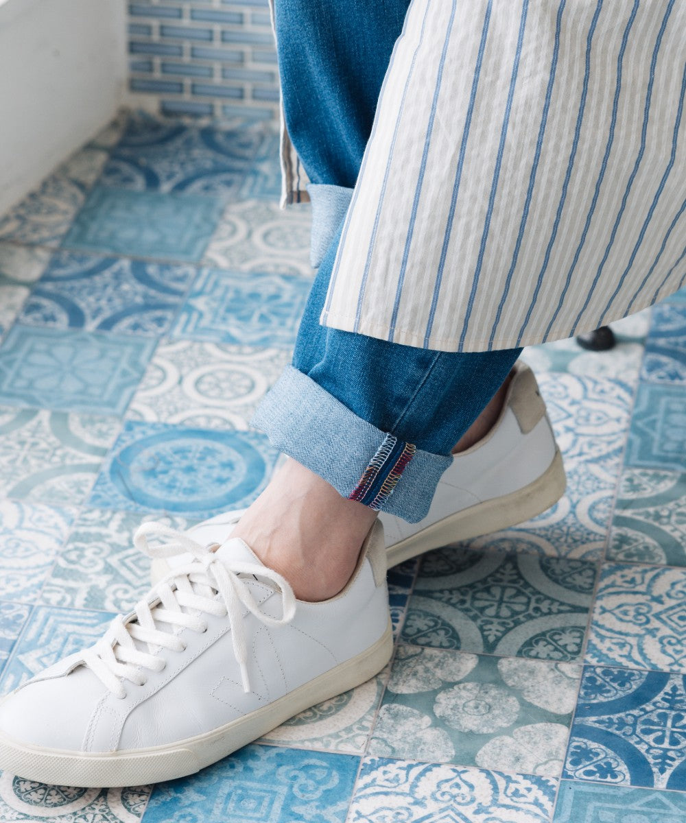 London Denim [Rogique]レインボーステッチエアレットデニム