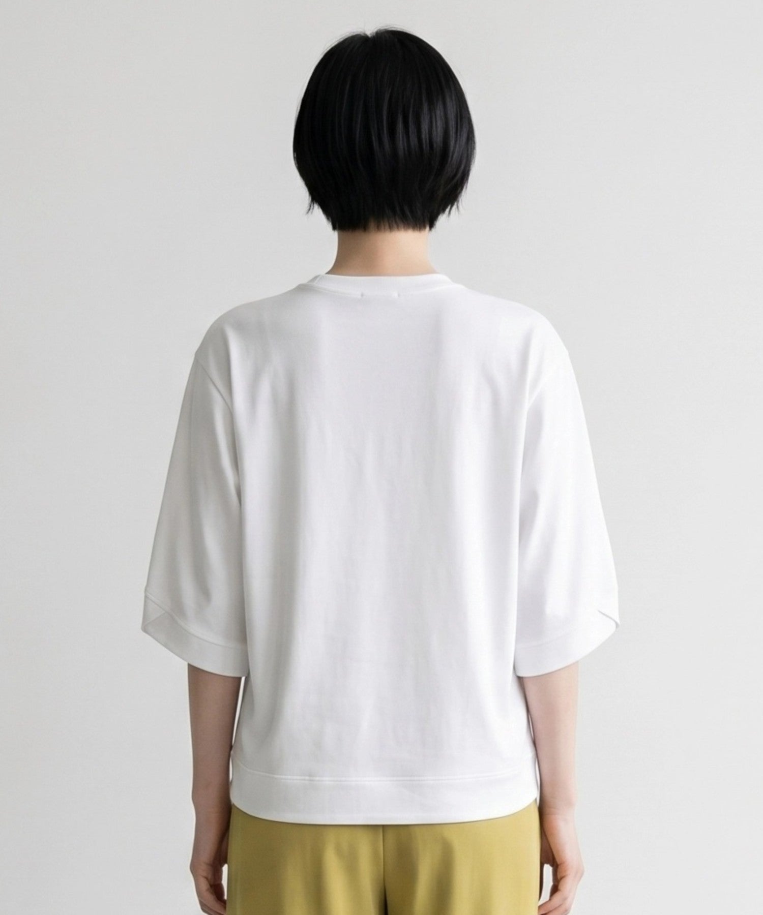 【FONT LAB】フォト×フォントプリント変形スリーブTシャツ