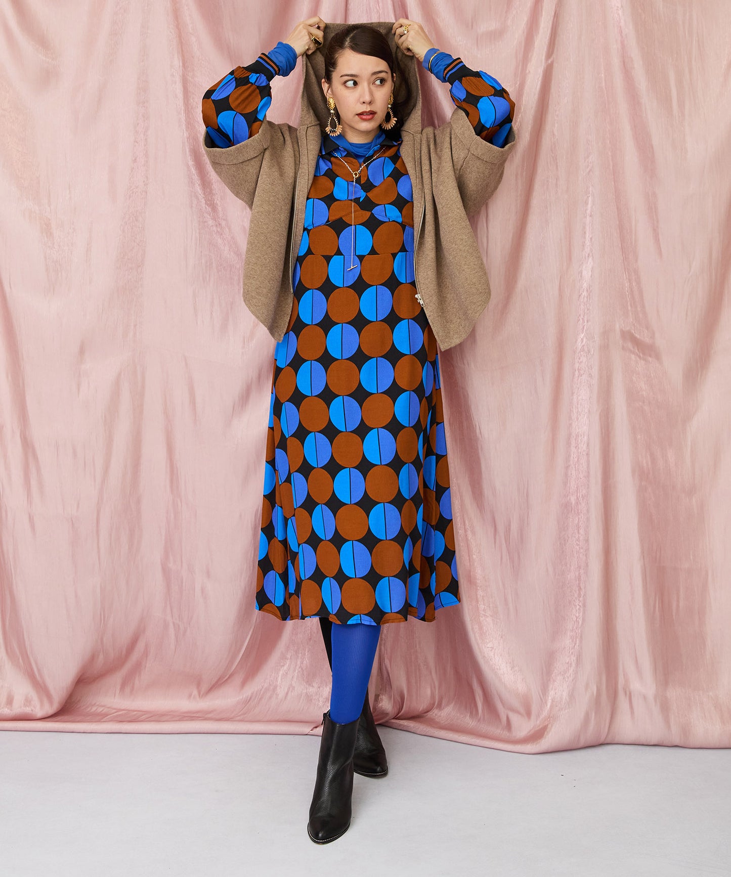 【人気アイテムにつき再入荷・新色追加】【FONT LAB】ベロア×チュールコンビタートル‘25