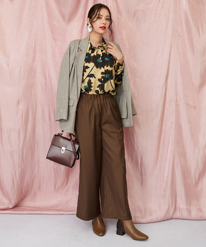 01-5918【WILD PONY】ビッグフラワープリントシャツ