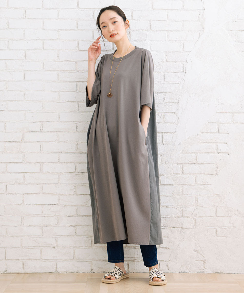 LIYOCA [30th]布帛ドッキングワンピース