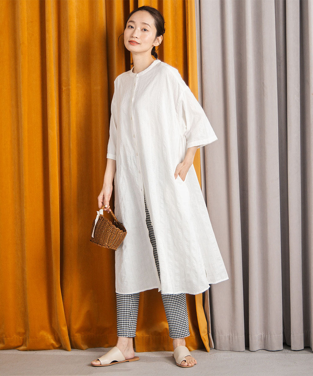 12-1676　21号(6L～) アソートチェックストレッチパンツ【先行予約】