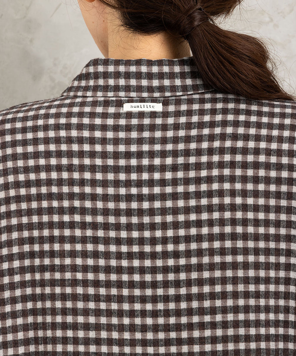 Humility ギンガムチェックチュニックワンピース