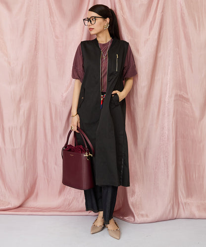 12-5900【FONT LAB】フリンジワイドデニム’25