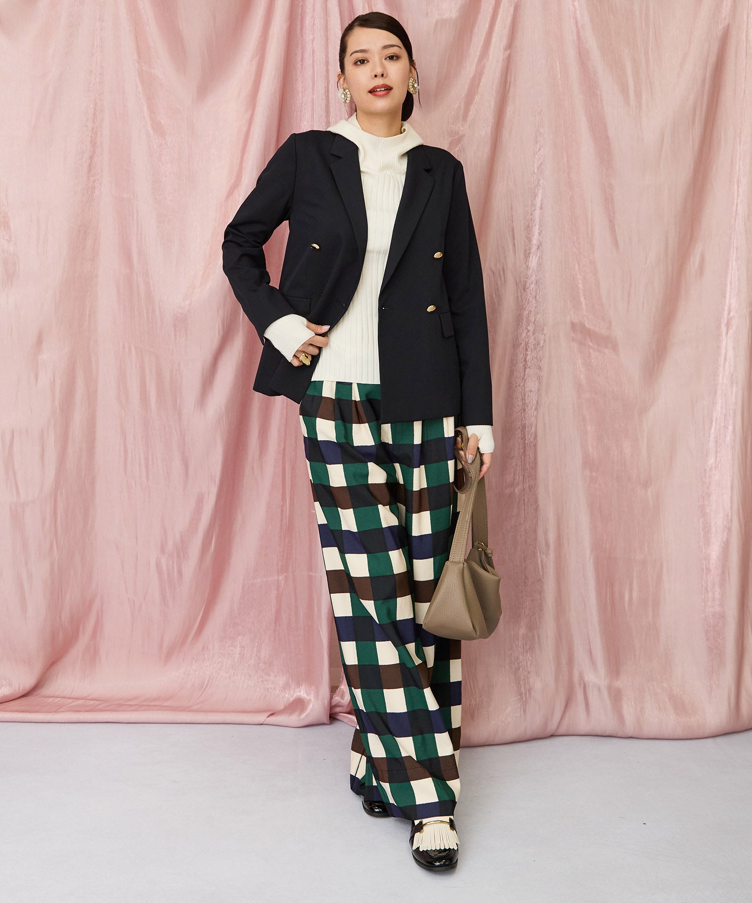 20-1183【JETSET SOLO PLUS】サイロストレッチツイルWブレストジャケット