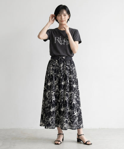 【FONT LAB】ロゴクロップドTブラウス