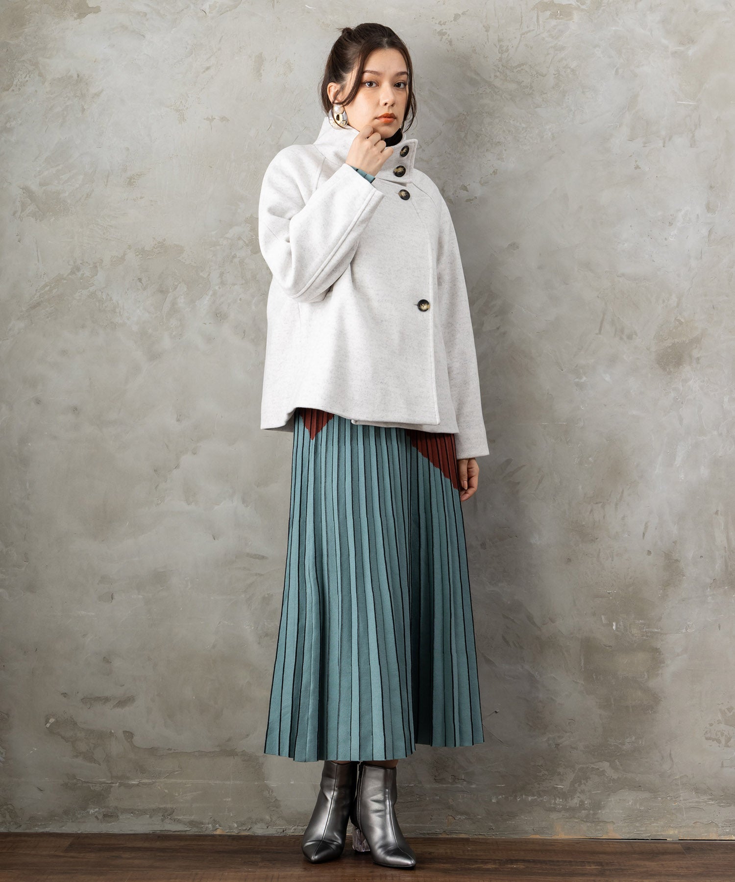 【JETSET SOLO PLUS】ライトジャージーメルトンコート