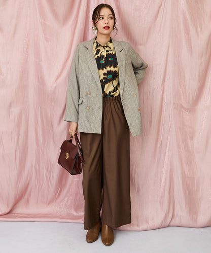 01-5918【WILD PONY】ビッグフラワープリントシャツ