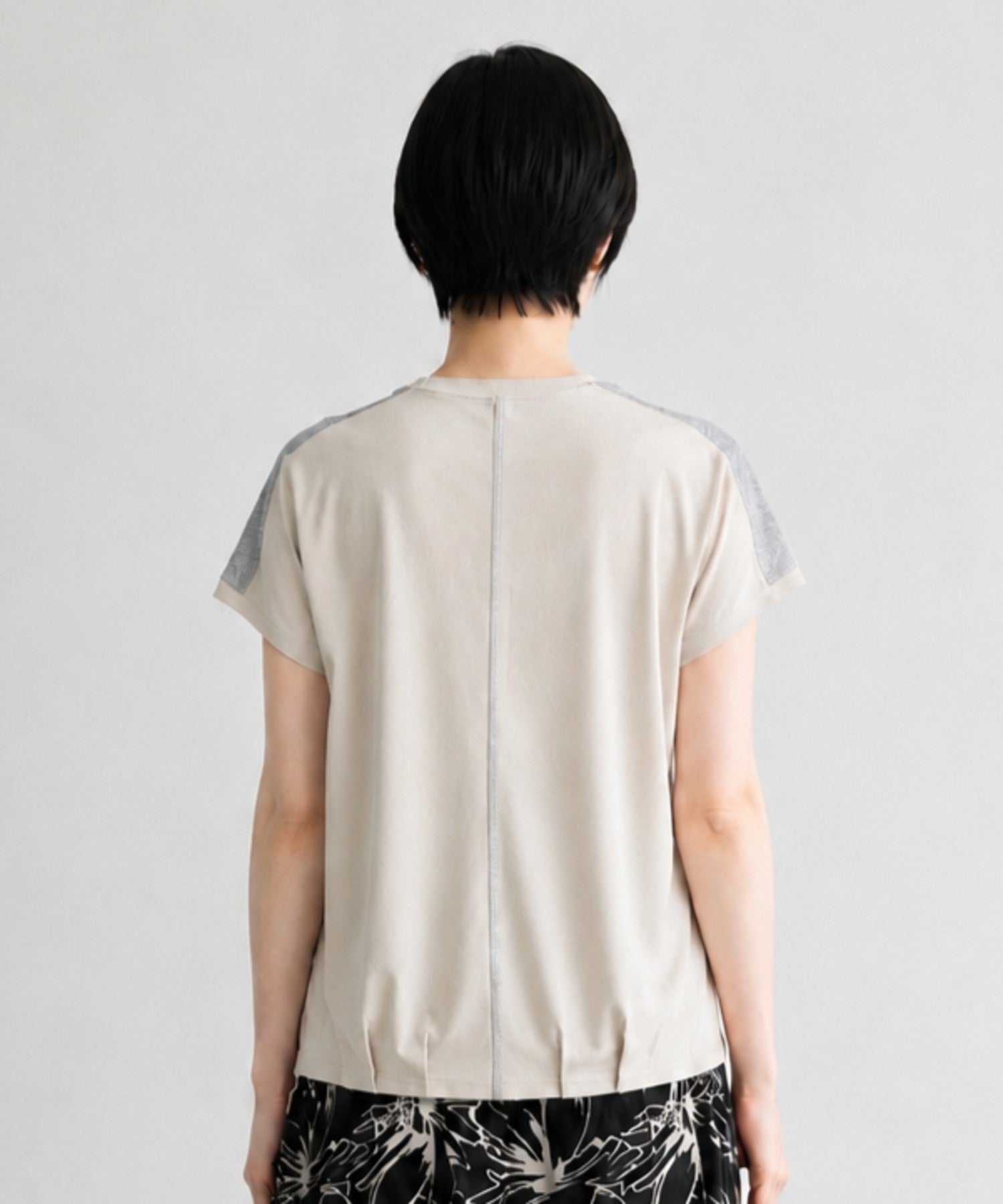 【FONT LAB】ラメショルダー2WAY Tシャツ