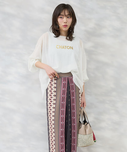 【RIPANI】レザー×メッシュ2WAY BAG