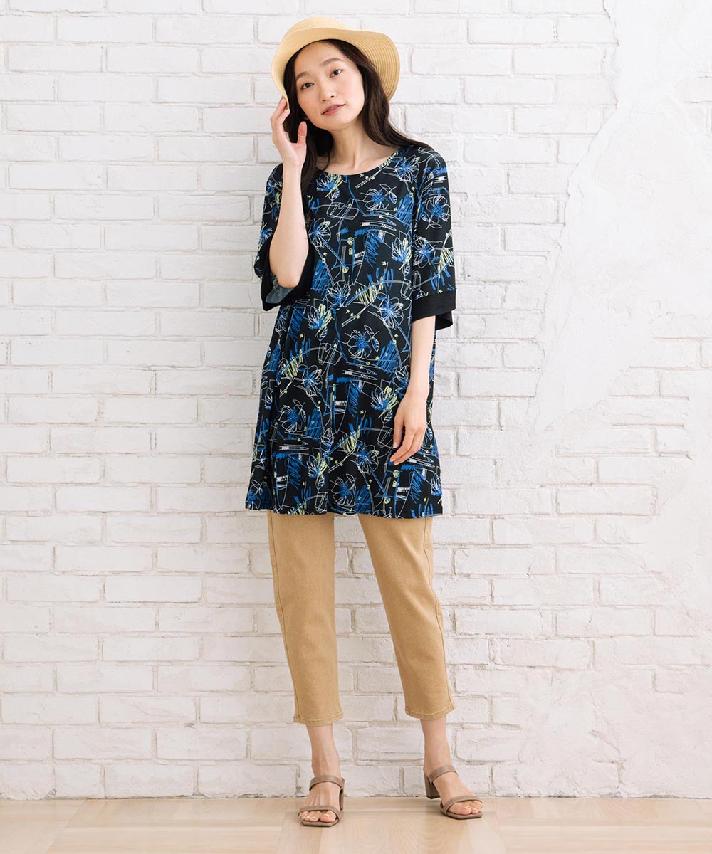 21号(6L～) [30th]エスパンディアソートプリントチュニック