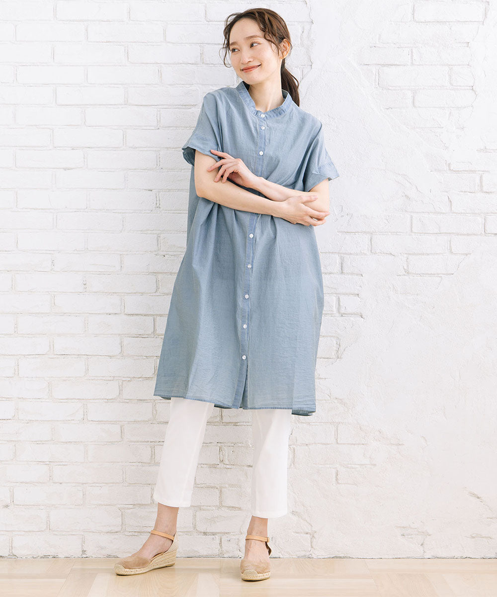 30-9679　FONTLAB スーパーライトデニムチュニック