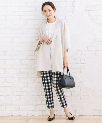 20-5464　[Rogique]リネンハーフスリーブジャケット【先行予約】