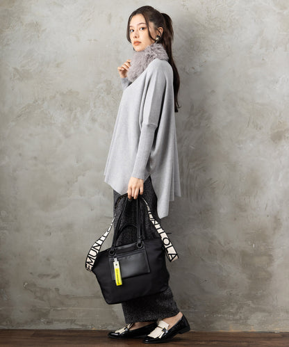 【FONT LAB】抗菌ポンチョニット