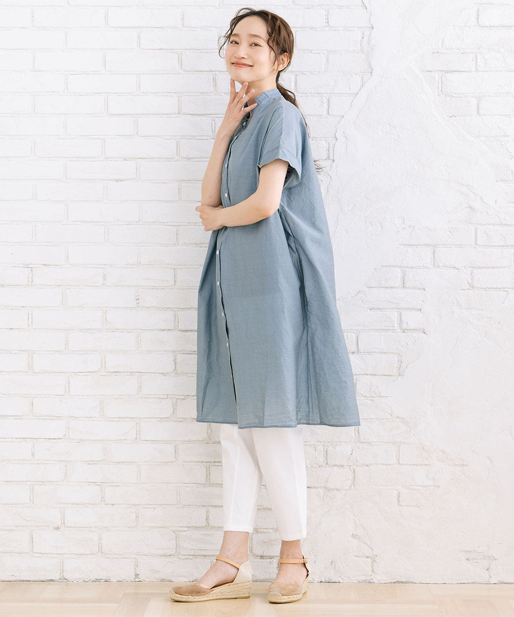 30-9679　FONTLAB スーパーライトデニムチュニック