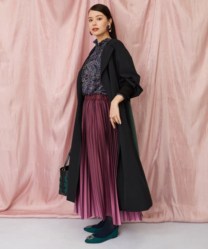 01-5917【ARTLOVE】ペイズリーピンタックブラウス