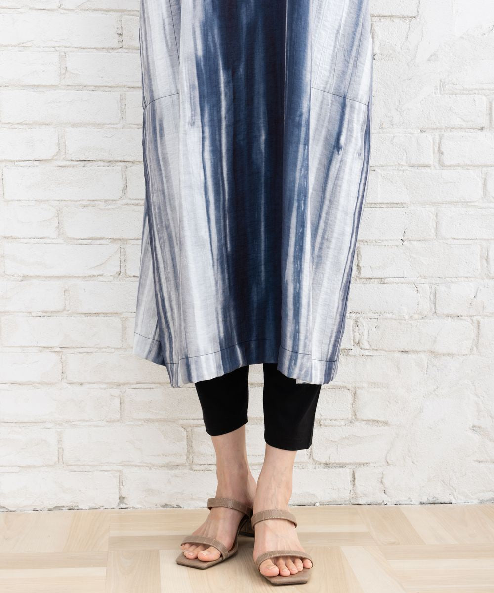 21号(6L～) KOKOMARINA グラデーションストライプワンピース