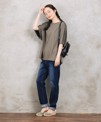 London Denim [Rogique]レインボーステッチエアレットデニム