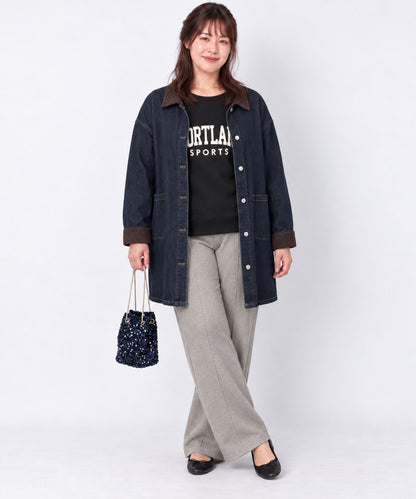【sabstreet bis】【web限定】 コーデュロイカラーデニムコート【先行予約】