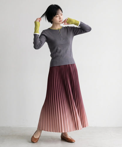 【FONT LAB】グラデーションプリーツスカート’26AW