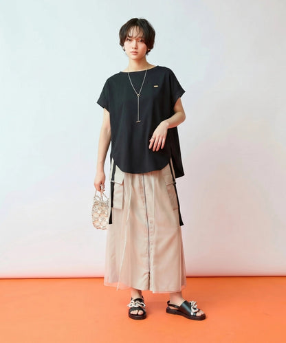 【JETSET SOLO PLUS】MVS天竺遮熱冷感コクーンTシャツ
