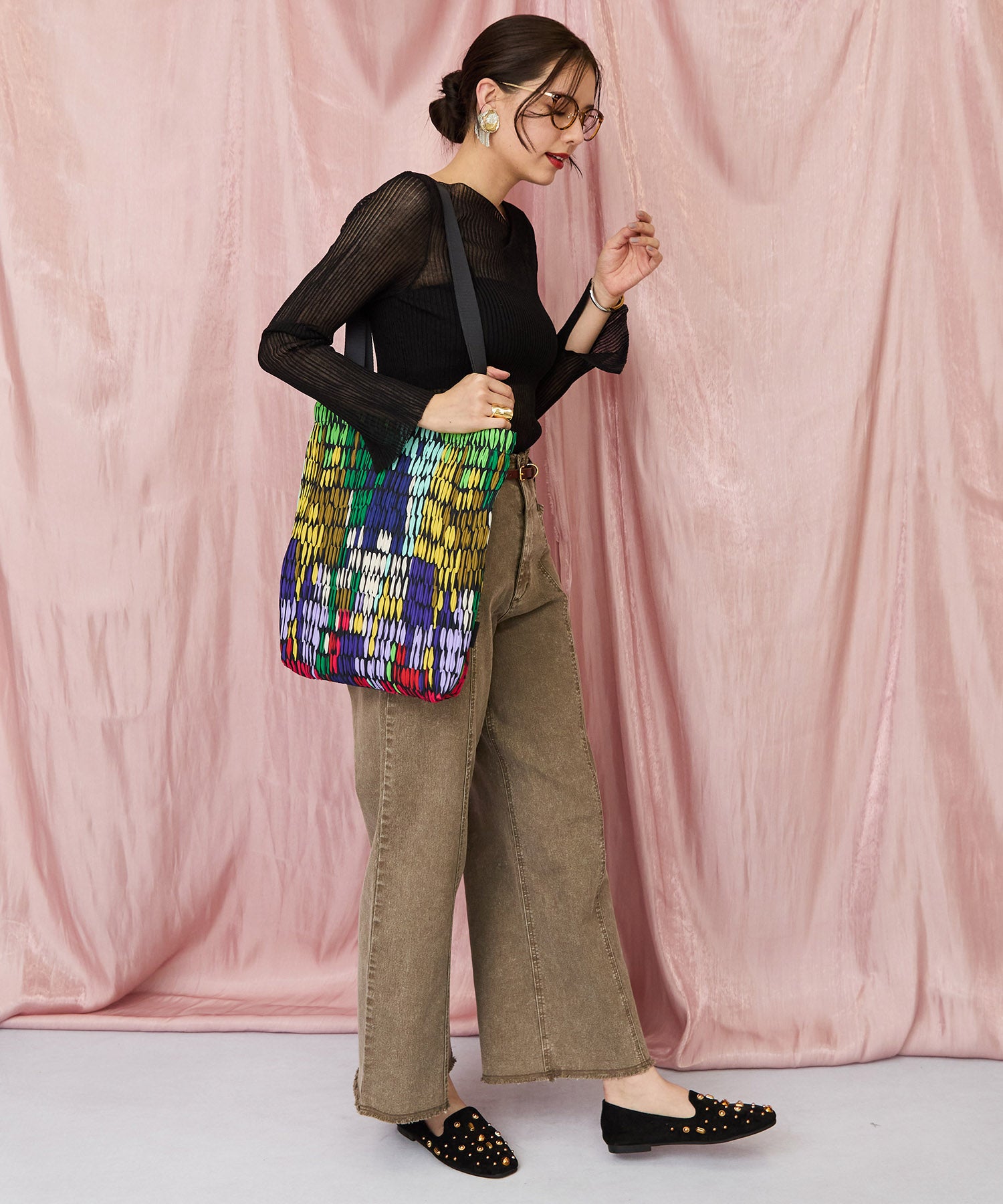 【FONT LAB】フリンジワイドデニム’25