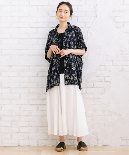 INDESIGN 【オーガニックコットン】フレアハギスカート